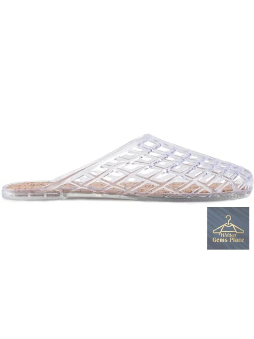 Jelly Slides Sandals Hollow Out Breathable Flats Slip-on Summer Beach Shoes
